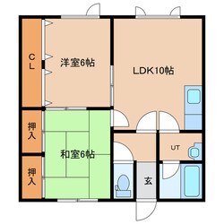 ヒルズ6.12の物件間取画像